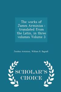 Works of James Arminius