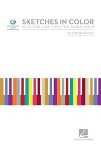 Robert Starer - Sketches in Color Sets One and Two for Piano Solo Book/Online Audio