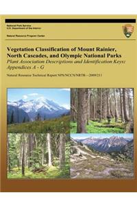 Vegetation Classification of Mount Rainier, North Cascades, and Olympic National Parks