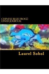 Chinese Blue Frog Lined Journal
