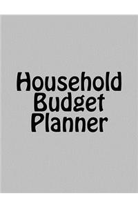 Household Budget Planner