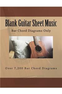 Blank Guitar Sheet Music