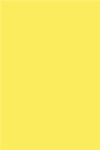 Journal Corn Yellow Color Simple Plain Corn Yellow