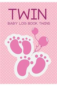 Baby log book twins Twin