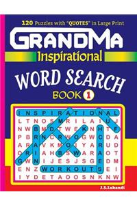 GRANDMA Inspirational WORD SEARCH Book
