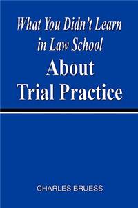 What You Didn't Learn in Law School about Trial Practice