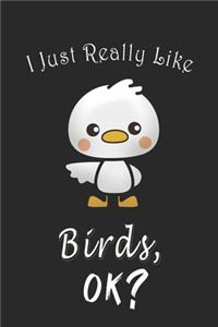 I Just Really like Birds, OK ? Journal