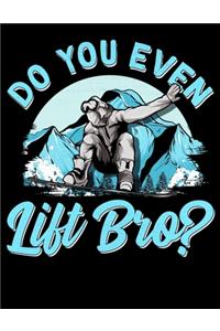 Do You Even Lift Bro?