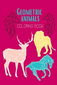 Geometric Animals coloring book