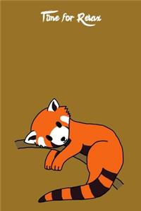 Time for Relax Red Panda