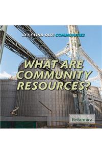 What Are Community Resources?
