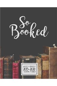 So Booked Weekly & Monthly 2019-2020 Academic Planner