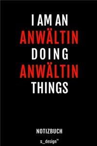 Notizbuch für Anwälte / Anwalt / Anwältin
