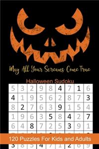 May All Your Screams Come True Halloween Sudoku