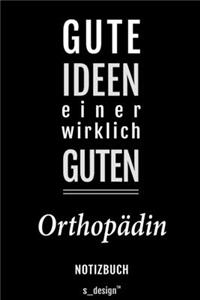 Notizbuch für Orthopäden / Orthopäde / Orthopädin