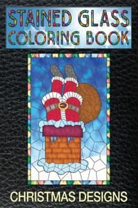 Christmas Designs Stained Glass Coloring Book