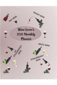 Wine Lover's 2020 Monthly Planner