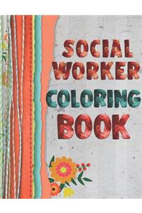 Social Worker Coloring Book