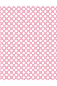 Polka Dots - Pale Pink 101 - Lined Notebook With Margins 8.5x11
