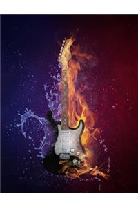 Guitar Tablature Manuscript Notebook