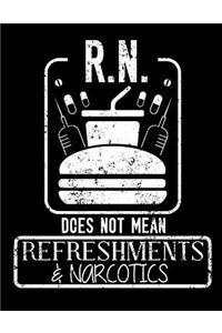 RN Does Not Mean Refreshments & Narcotics
