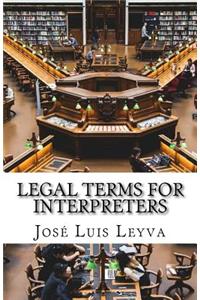 Legal Terms for Interpreters