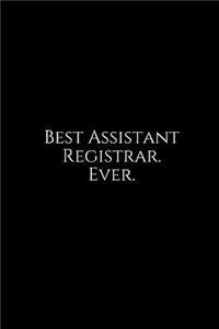 Best Assistant Registrar. Ever.