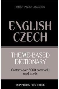 Theme-based dictionary British English-Czech - 3000 words