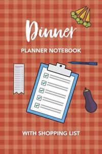 Dinner Planner Weekly Notebook