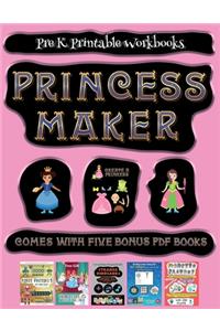 Pre K Printable Workbooks (Princess Maker - Cut and Paste)