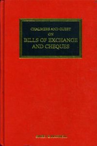 CHALMERS AND GUEST ON BILLS OF EXCHANGE AND CHEQUES 17/ED