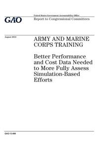 Army and Marine Corps training