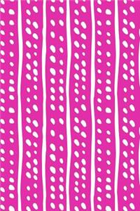 Bullet Journal Notebook White Lines and Spots Pattern 4