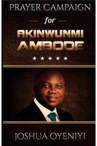 Prayer Campaign for Akinwunmi Ambode