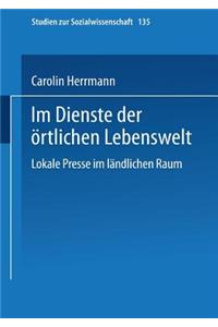 Im Dienste der örtlichen Lebenswelt