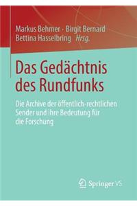 Das Gedächtnis Des Rundfunks