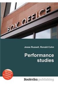 Performance Studies