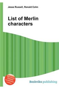 List of Merlin Characters