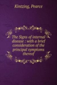 Signs of internal disease