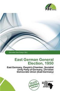 East German General Election, 1950