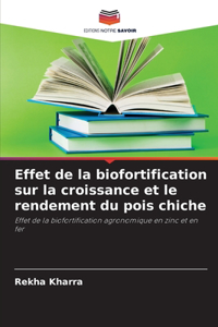 Effet de la biofortification sur la croissance et le rendement du pois chiche