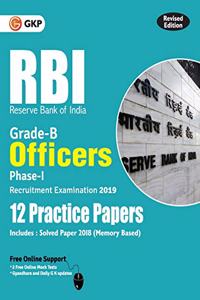 RBI 2019 - Grade B Officers Ph I - 12 Practice Papers