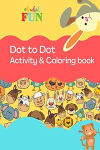 Dot to Dot Activity & Coloring Book