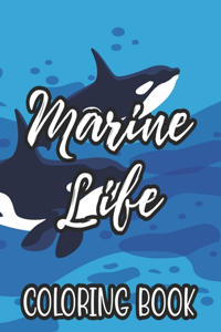 Marine Life Coloring Book