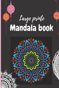Large printe mandala book