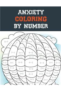Anxiety Coloring by Number