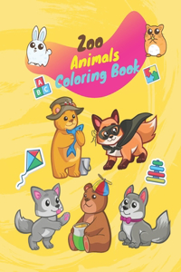 Zoo Animals Coloring Book