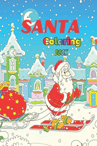 Santa Coloring Book