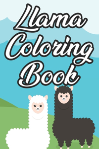 Llama Coloring Book