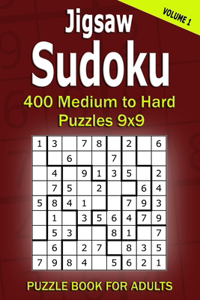 Jigsaw Sudoku Puzzle Book for Adults